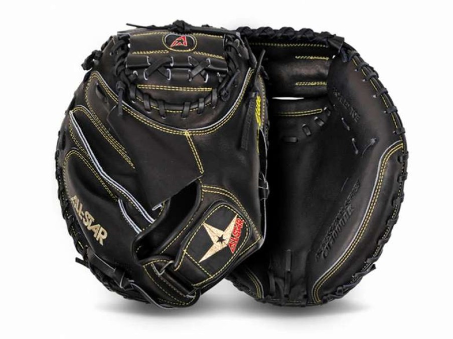 Gloves & Mitts * | All-Star Pro Elite Cm3000Sbt 33.5 Catcher'S Mitt (Black)