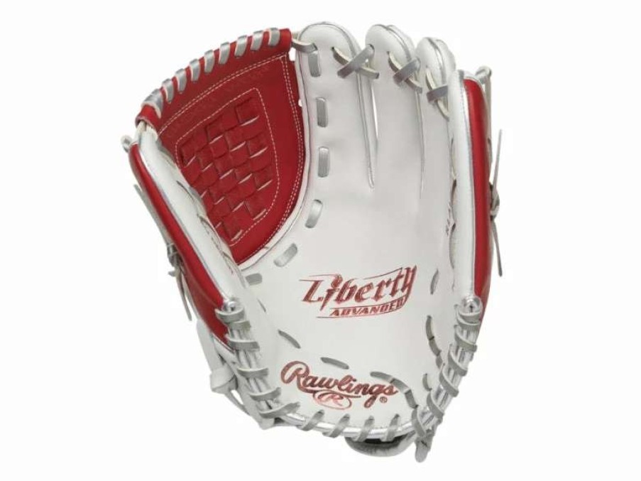 Gloves & Mitts * | Rawlings Liberty Advanced Color Series 12 Fastpitch Glove Red