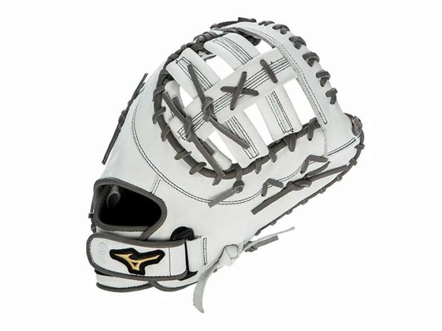 Gloves & Mitts * | Mizuno Mvp Prime 13 Fastpitch First Base Mitt White