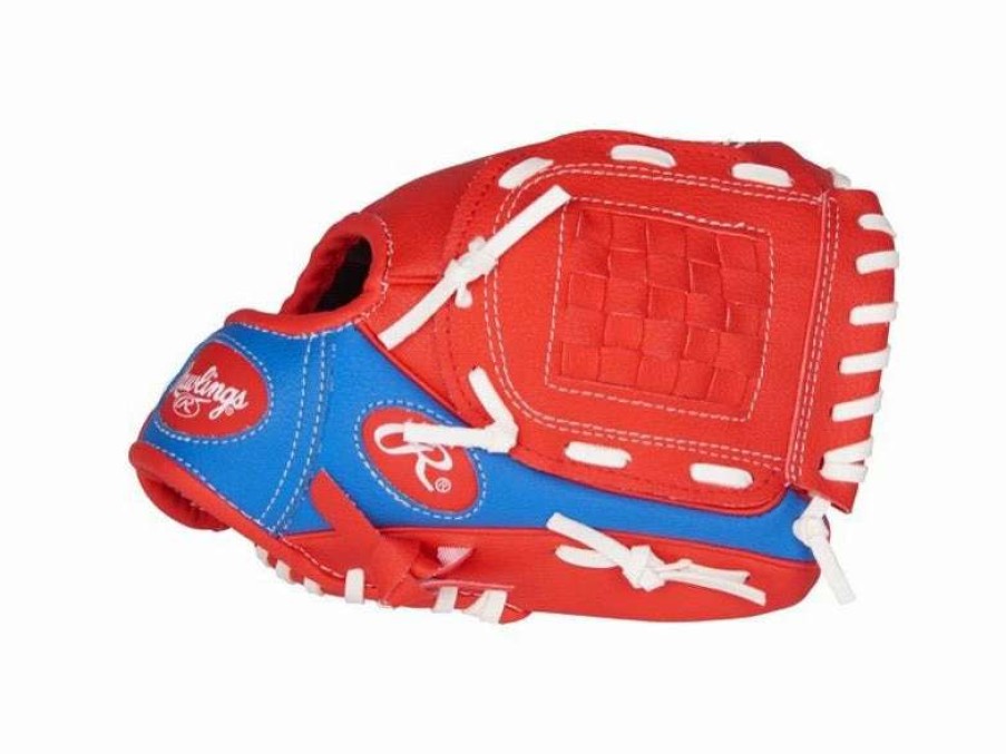 Gloves & Mitts * | Rawlings Player Series 9 Youth Glove Red / Royal