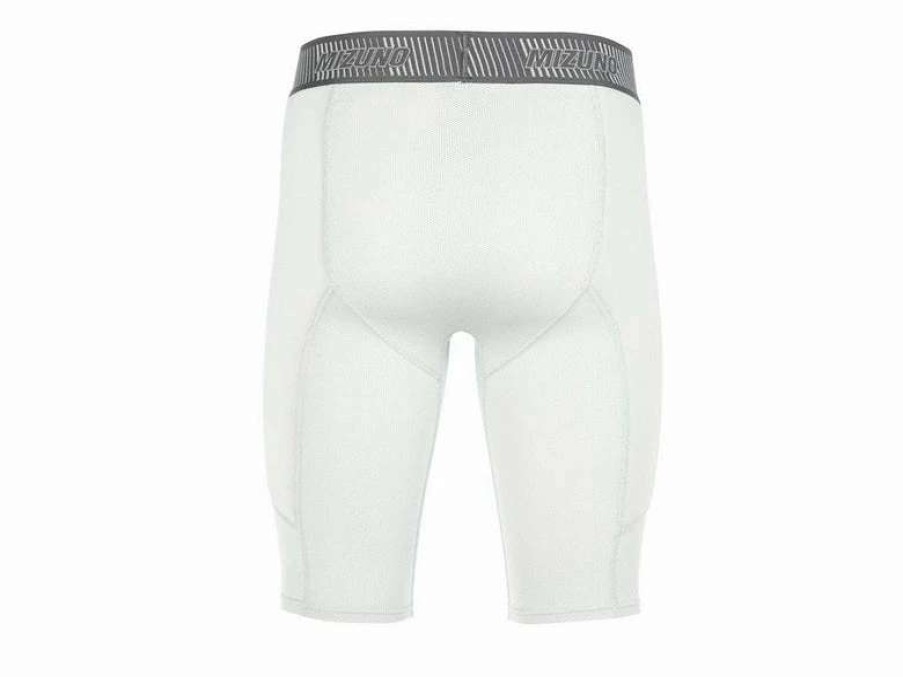 Apparel * | Mizuno Aero Vent Padded Sliding Shorts White