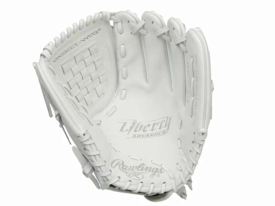 Gloves & Mitts * | Rawlings Liberty Advanced Color Series 12 Fastpitch Glove White