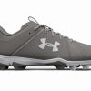 Footwear * | Under Armour Leadoff Low Rm Men'S Molded Cleat Grey