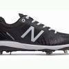 Footwear * | New Balance L4040V5 Men'S Metal Cleats Low Black