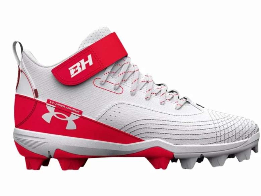 Footwear * | Under Armour Harper 7 Youth Baseball Cleats Red