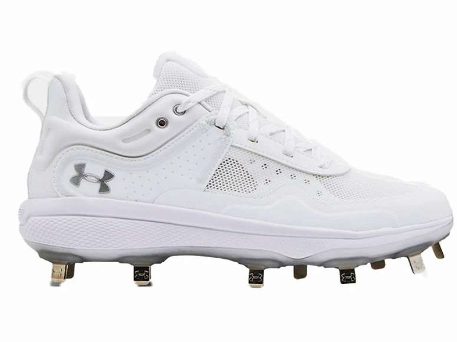 Footwear * | Under Armour Glyde Metal Women'S Cleats White