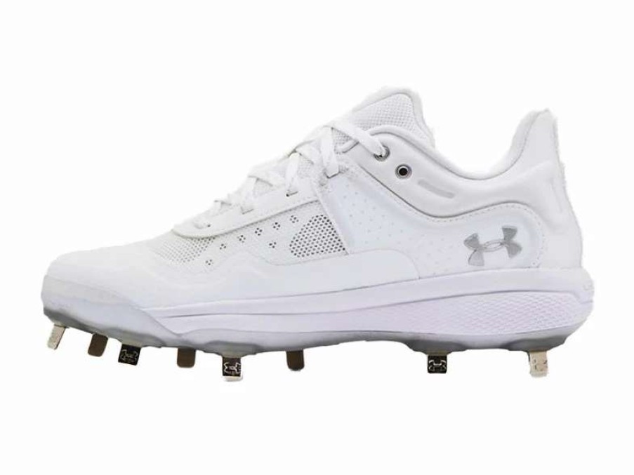 Footwear * | Under Armour Glyde Metal Women'S Cleats White